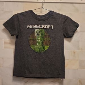Minecraft Creeper Tshirt Size Small Boys